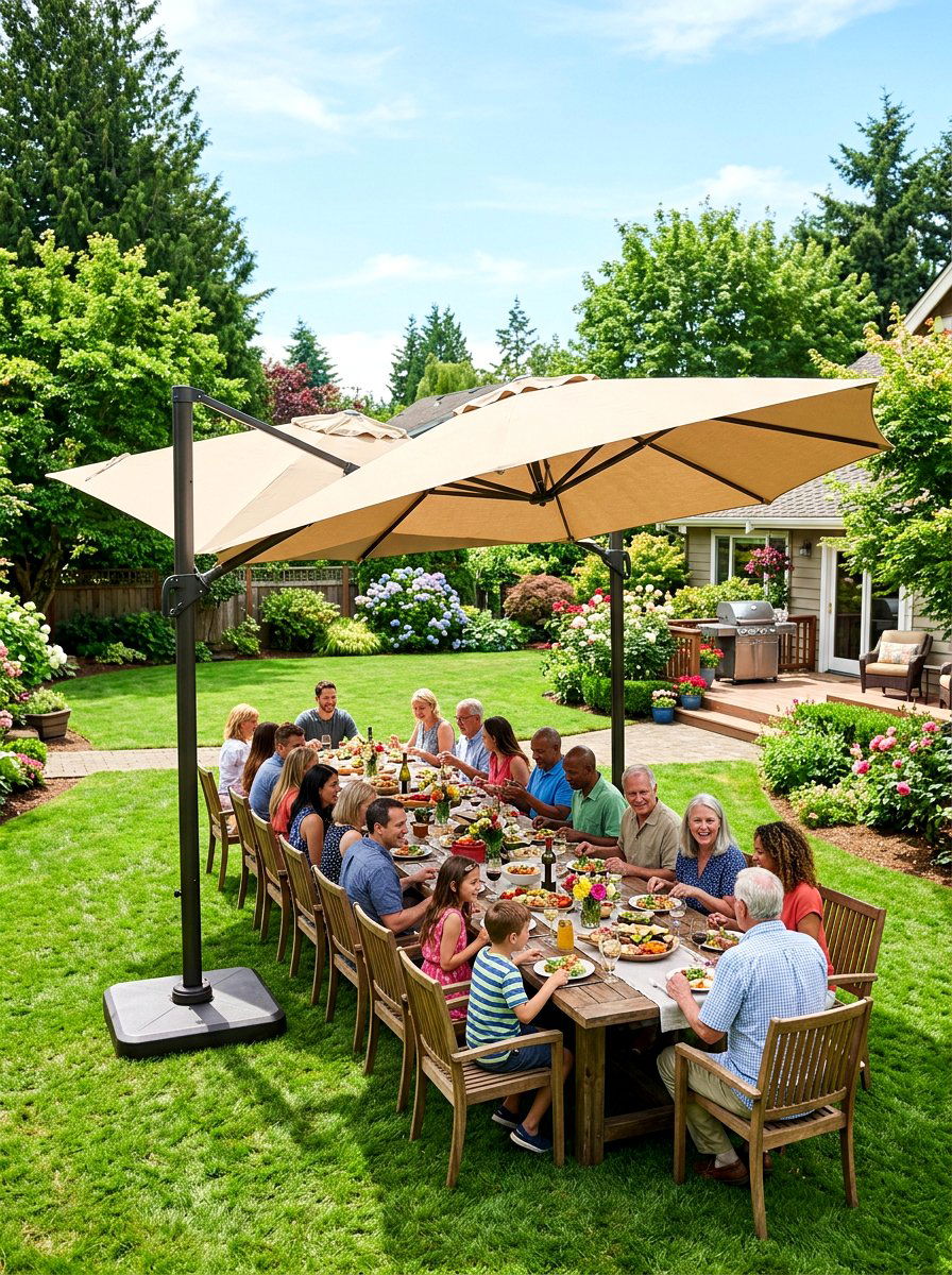 30 garden umbrella ideas: Shade Your Patio in Style Today