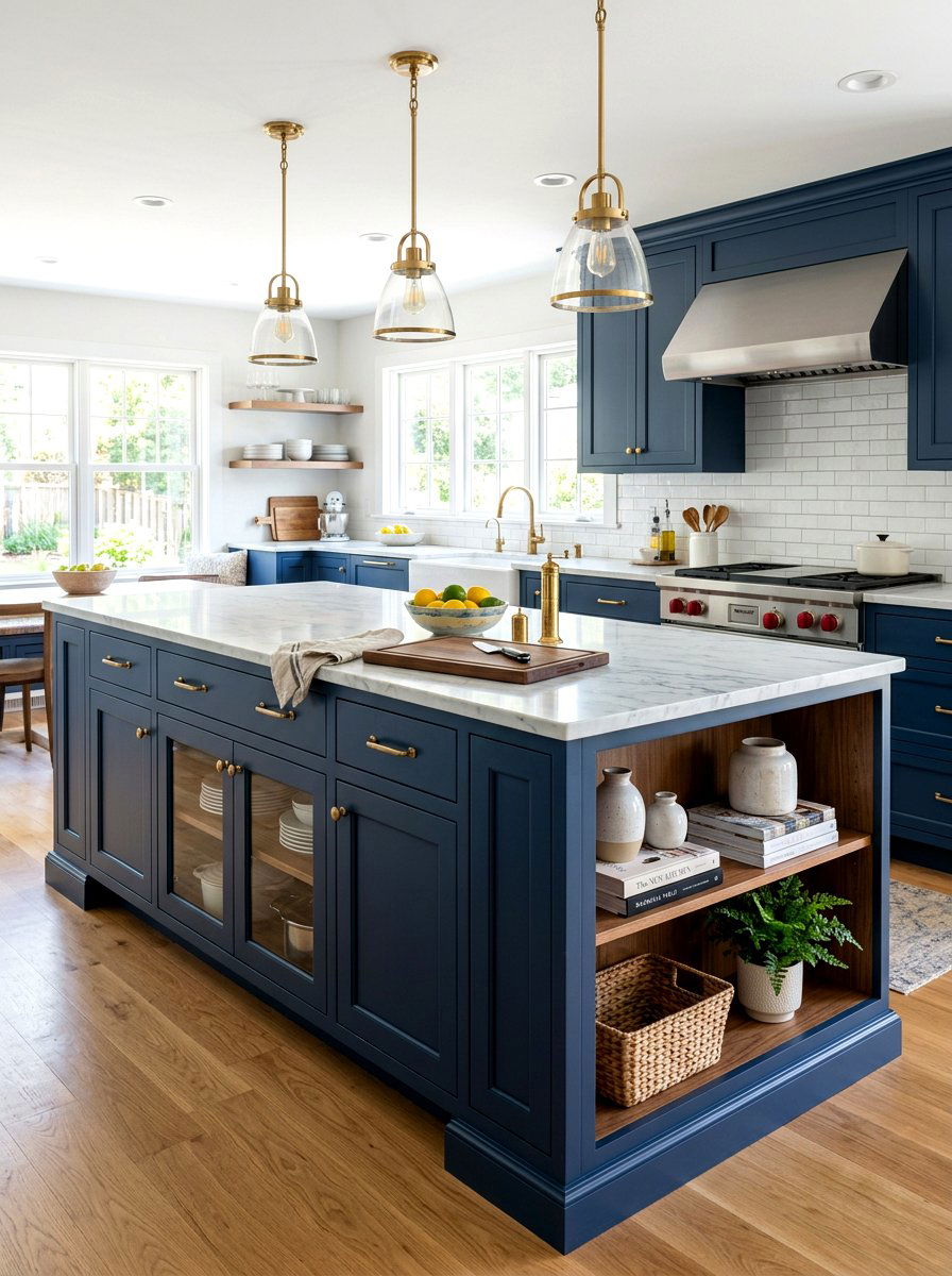 Double sided storage - 30 island end cap ideas
