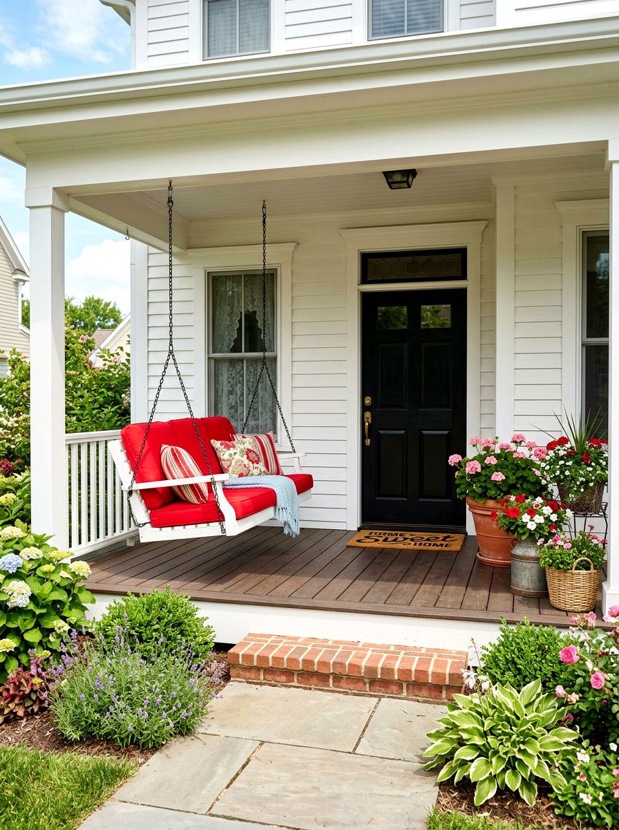 Double size porch swing - 30 porch swing bed ideas