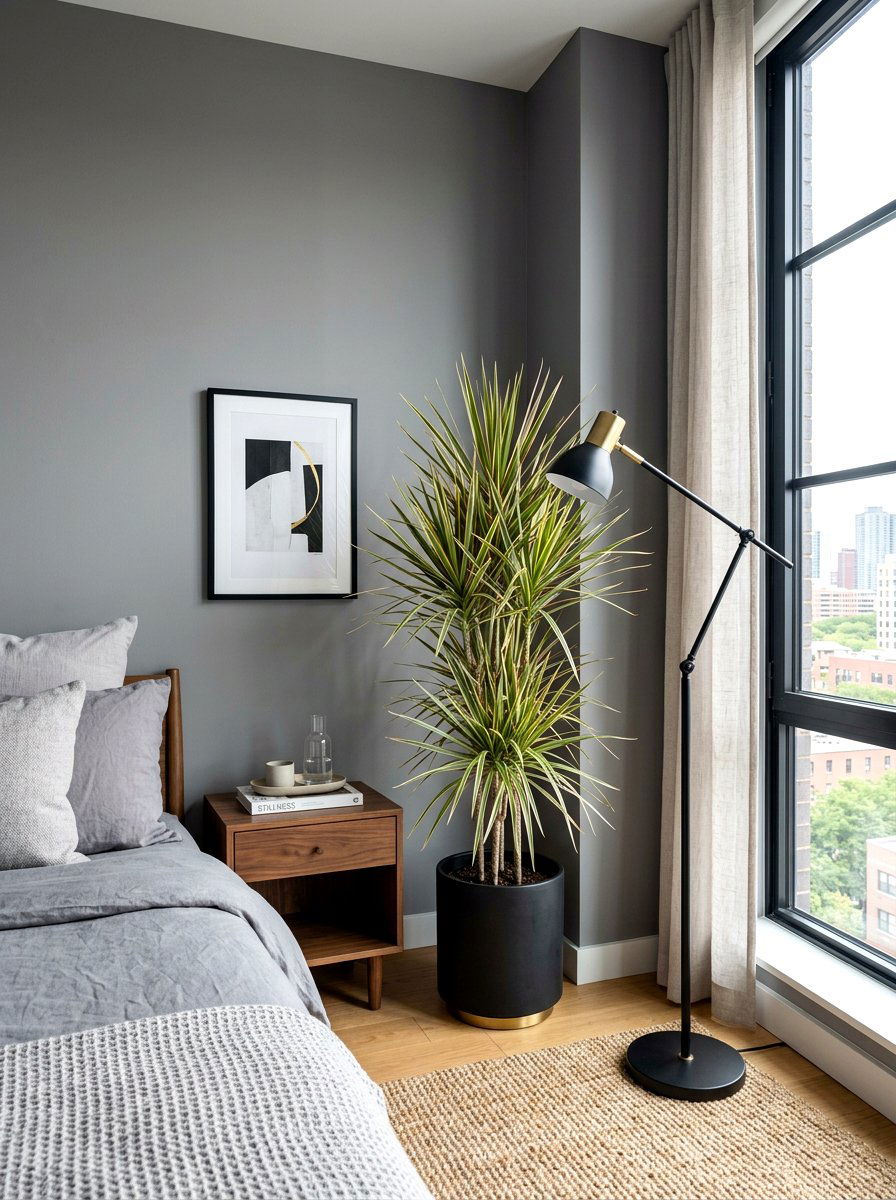 Dracaena Bedroom Plant Corner - 30 bedroom plant corner ideas
