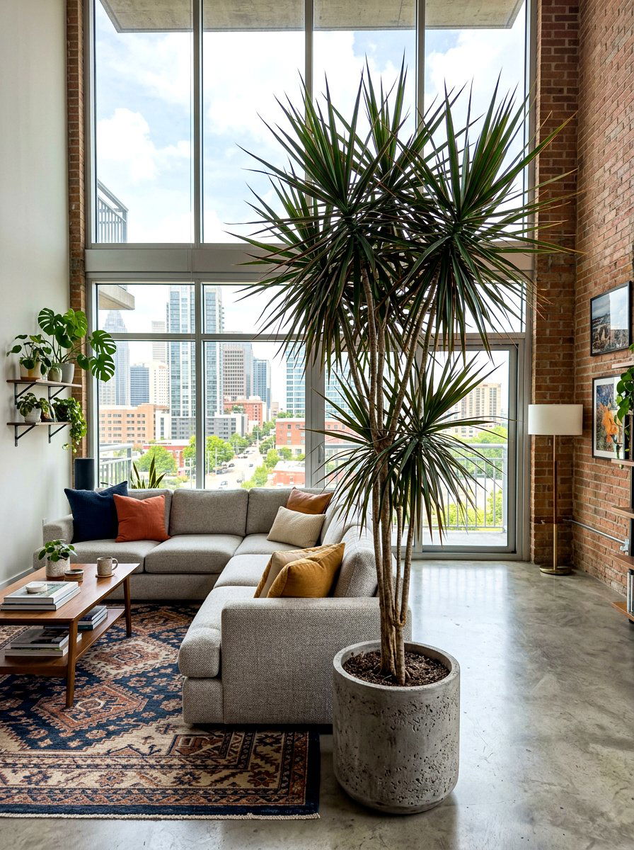 Dracaena Tree Indoor - 30 sunroom plant ideas