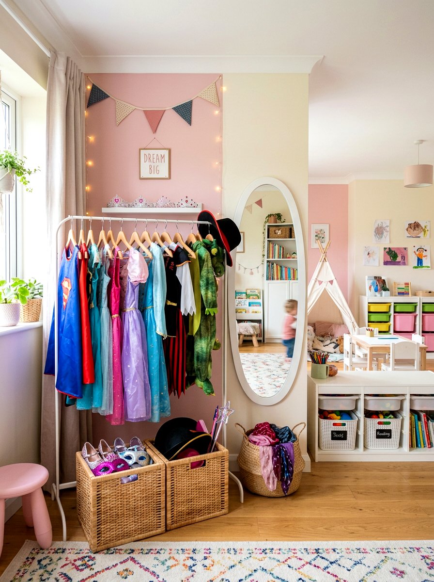 Dress Up Wardrobe - 30 toy library playroom ideas