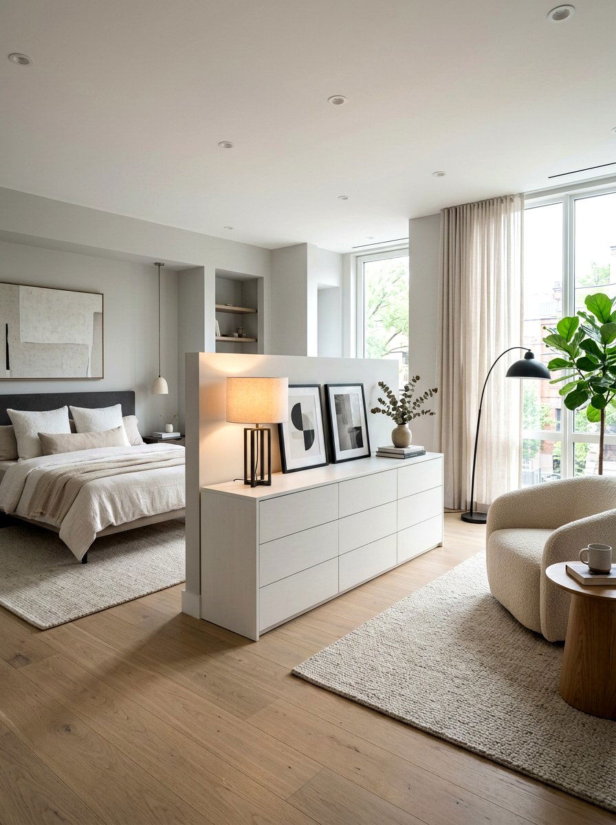 Dresser - 30 room divider ideas