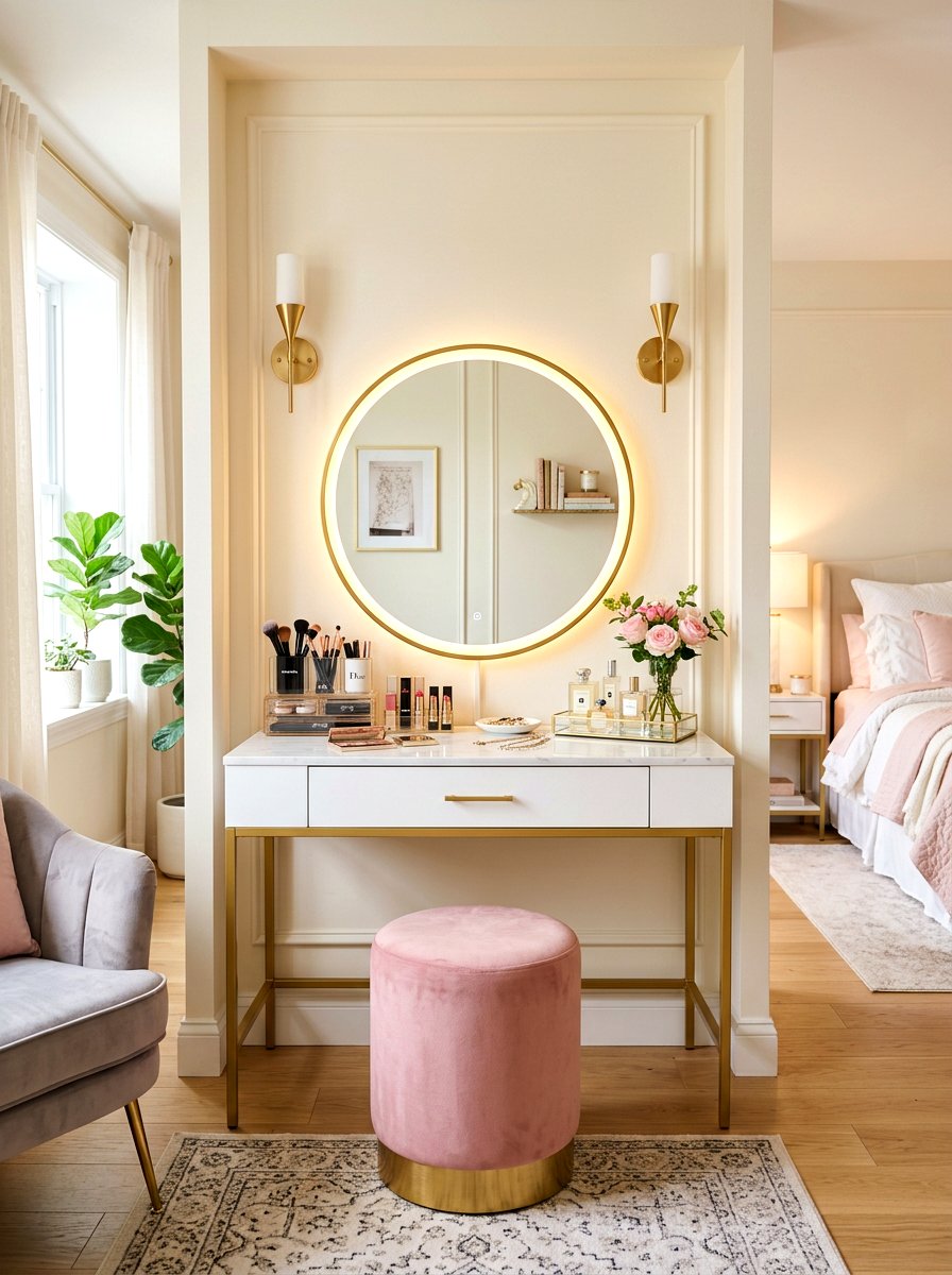 Dressing Table In Alcove - 30 bedroom alcove ideas