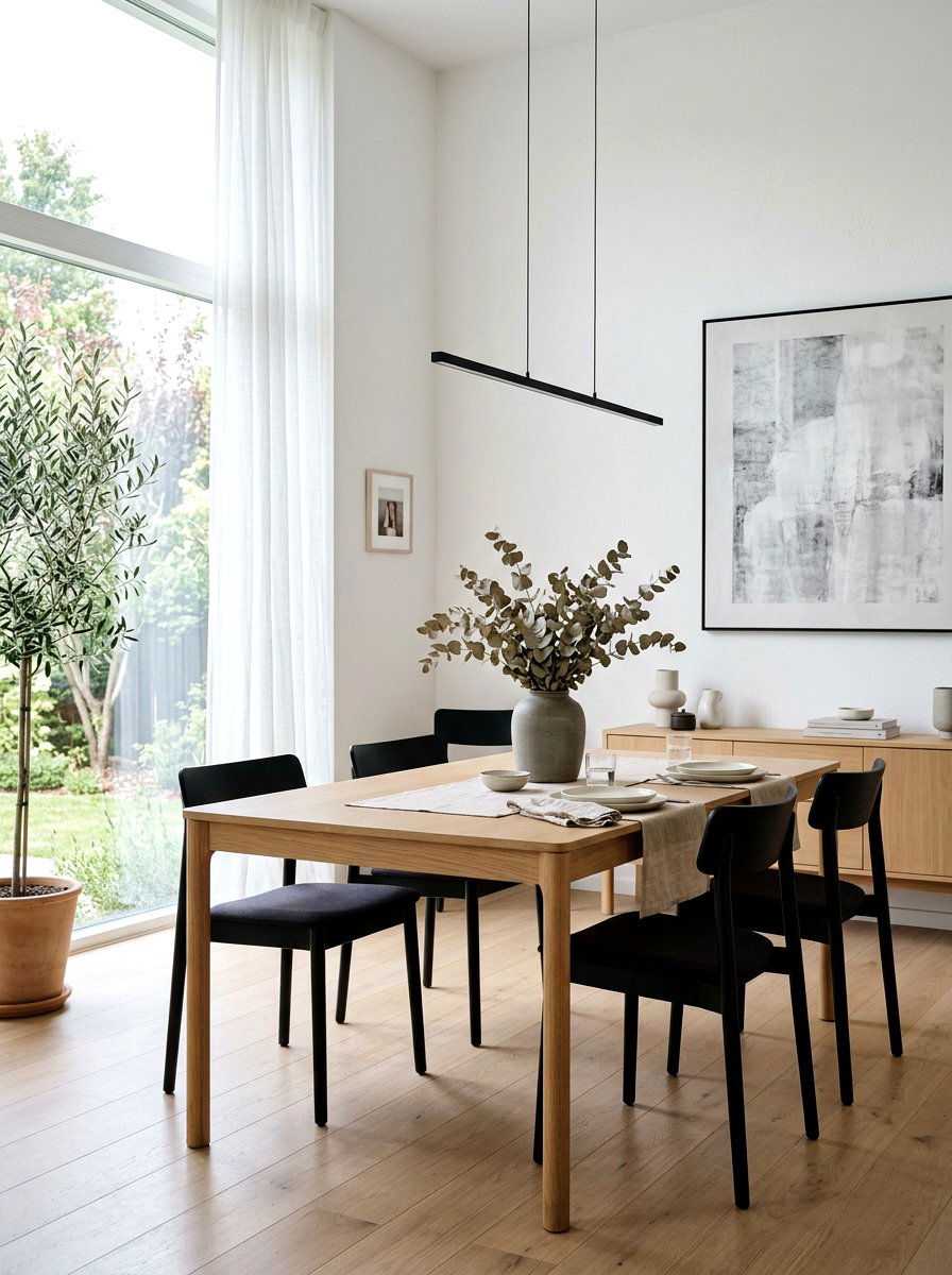 Dried Eucalyptus - 30 dining room centerpiece ideas