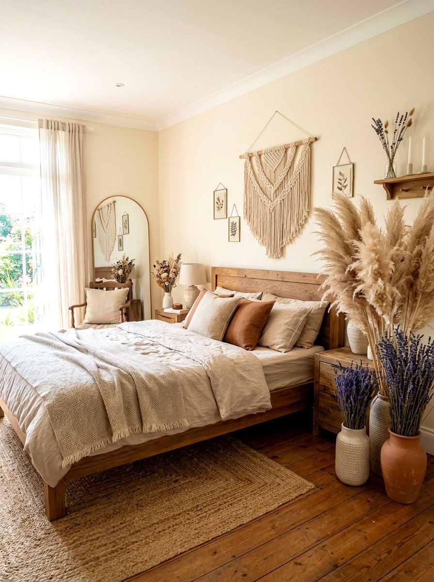 Dried Flower Room Makeover - 30 TikTok room makeover ideas