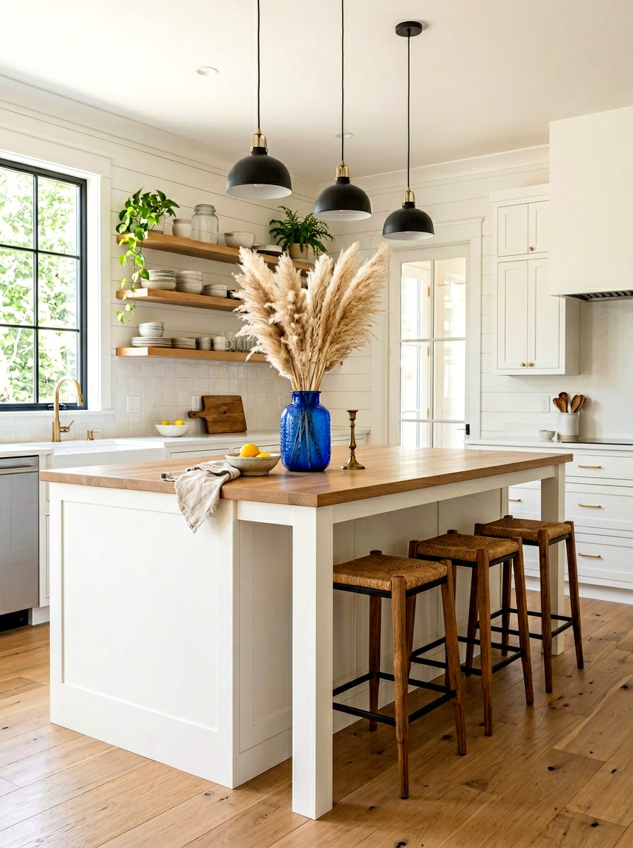 Dried flower pampas grass bouquet - 30 pampas grass decor ideas