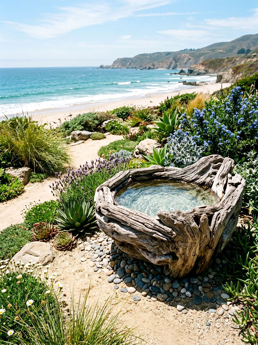 Driftwood Basin - 30 butterfly puddling station ideas