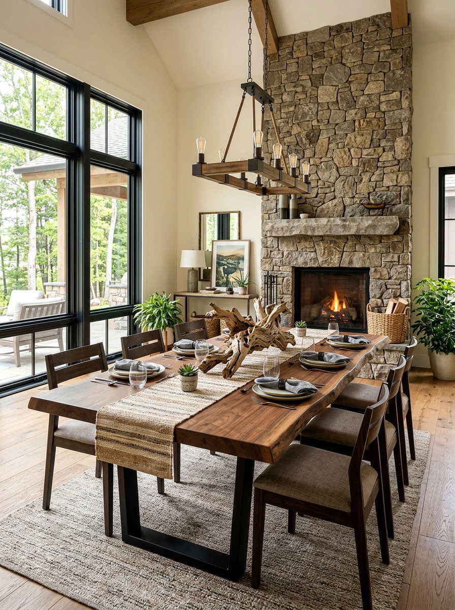 Driftwood Branch - 30 dining room centerpiece ideas
