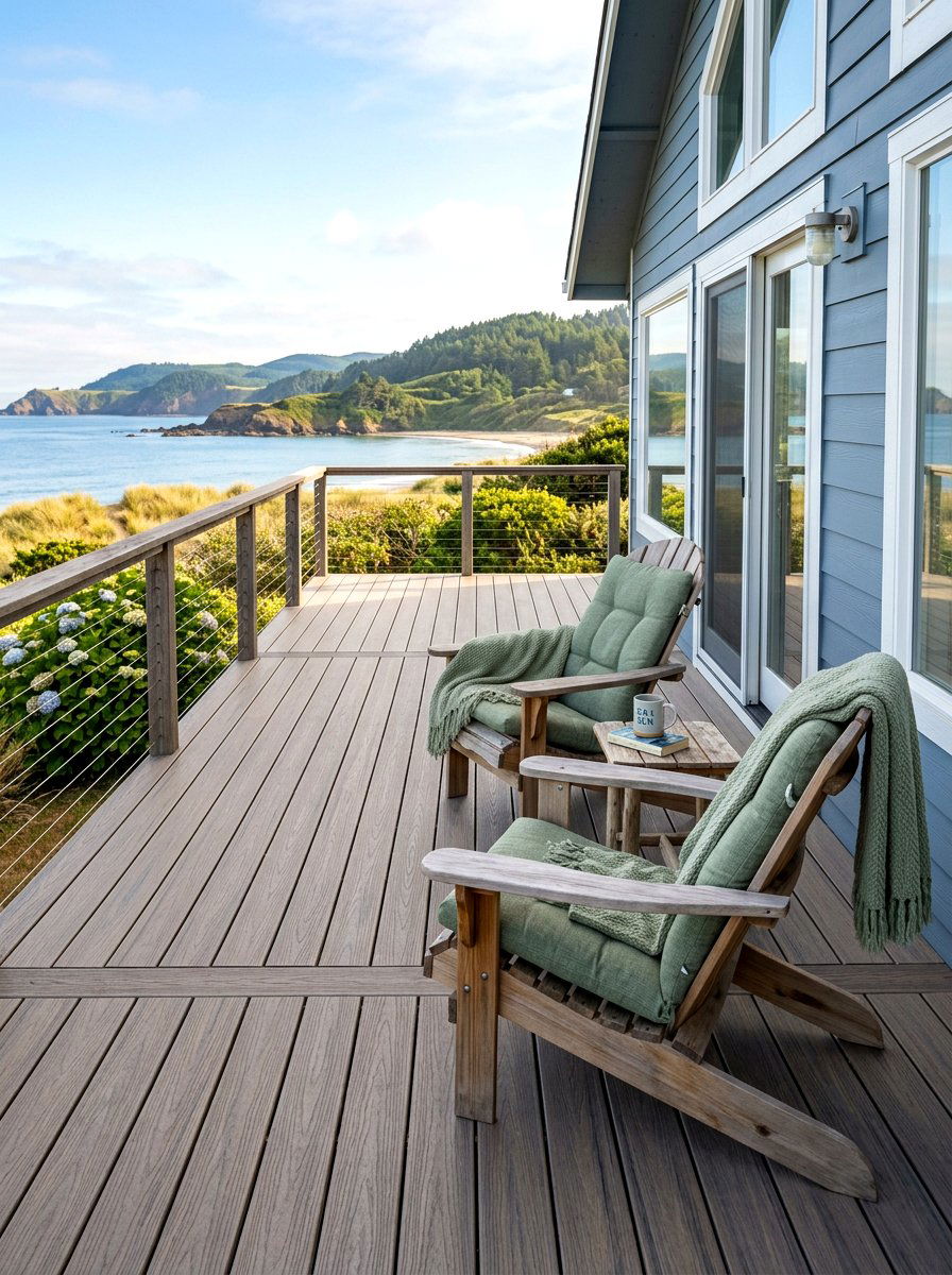 Driftwood Composite Decking - 30 composite deck color ideas