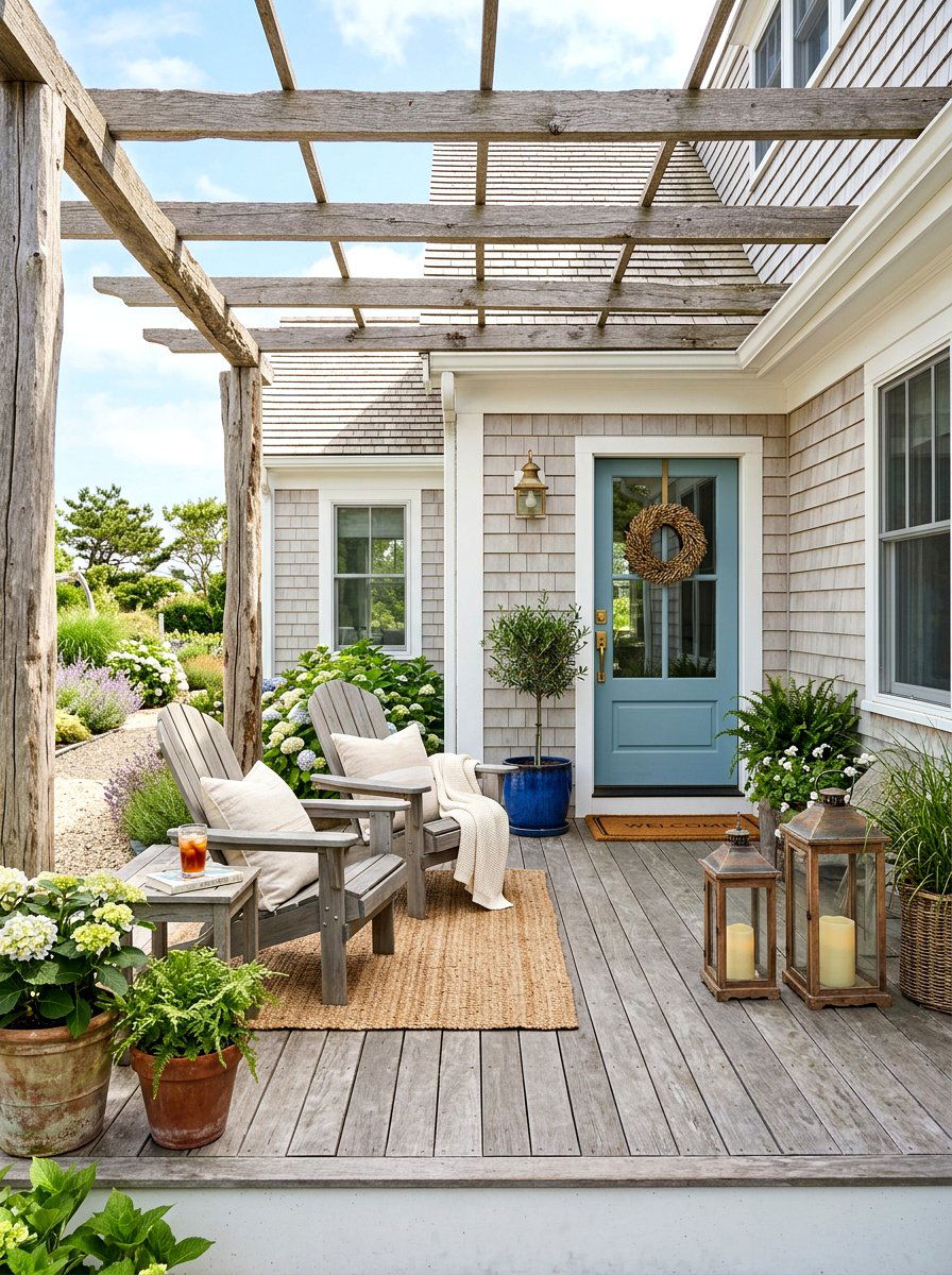 Driftwood Front Porch - 30 layered neutral decor ideas