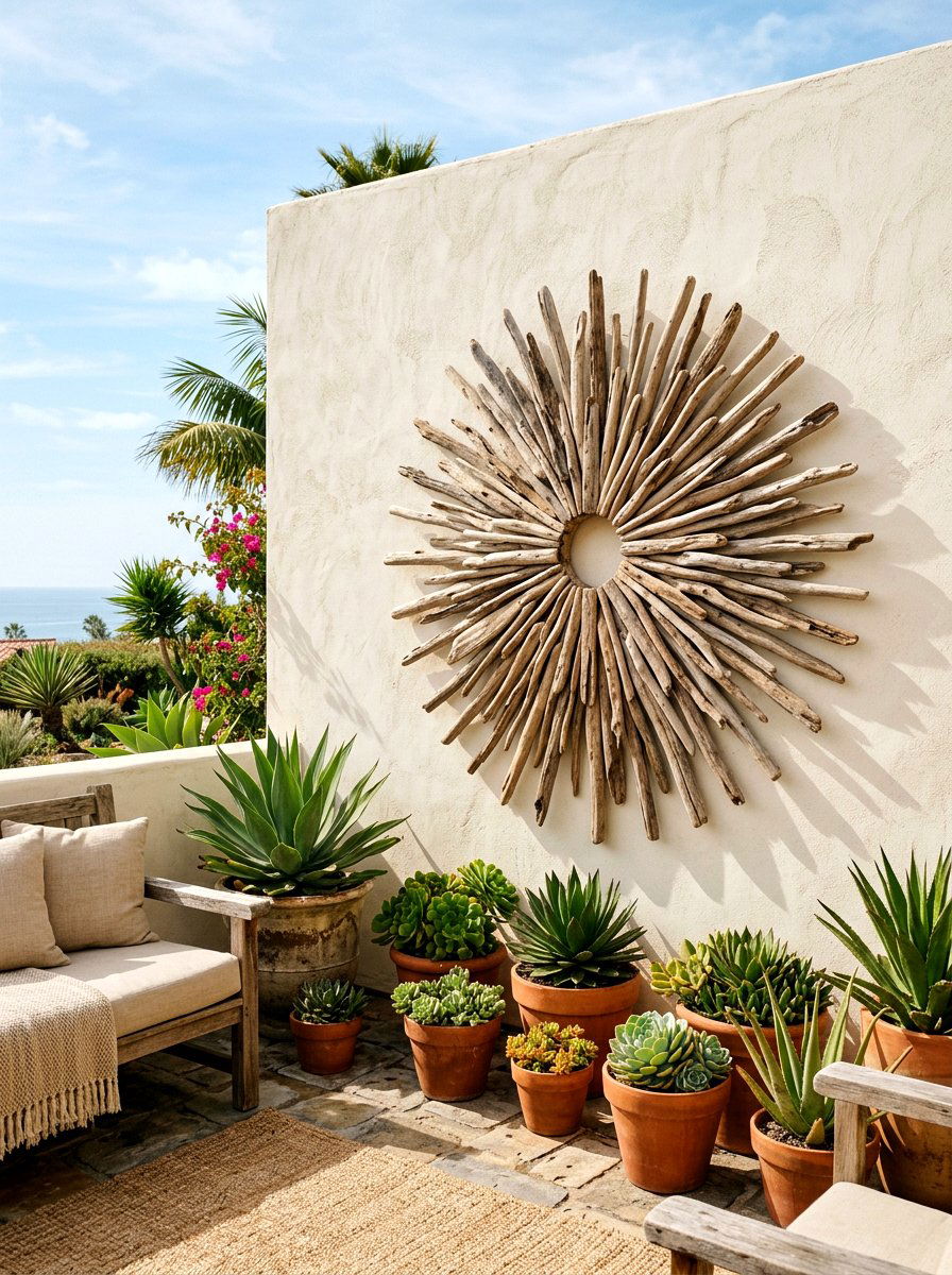 Driftwood Wall Sculpture - 30 branch decor ideas