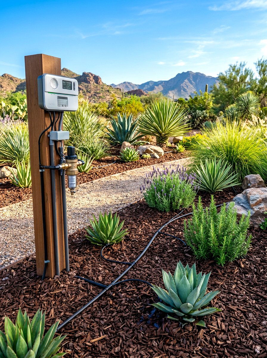Drip Irrigation Layout - 30 low water backyard ideas