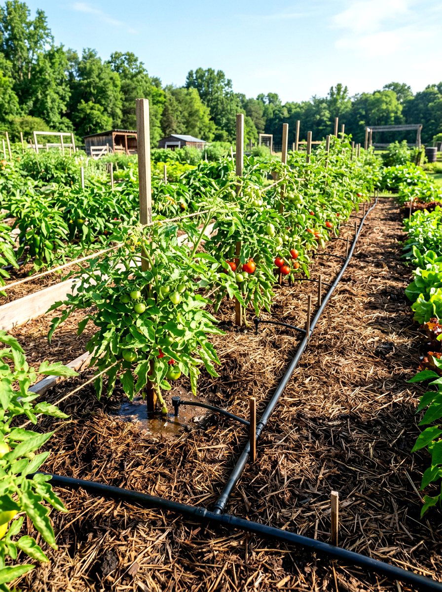 Drip Irrigation - 30 drought friendly backyard ideas