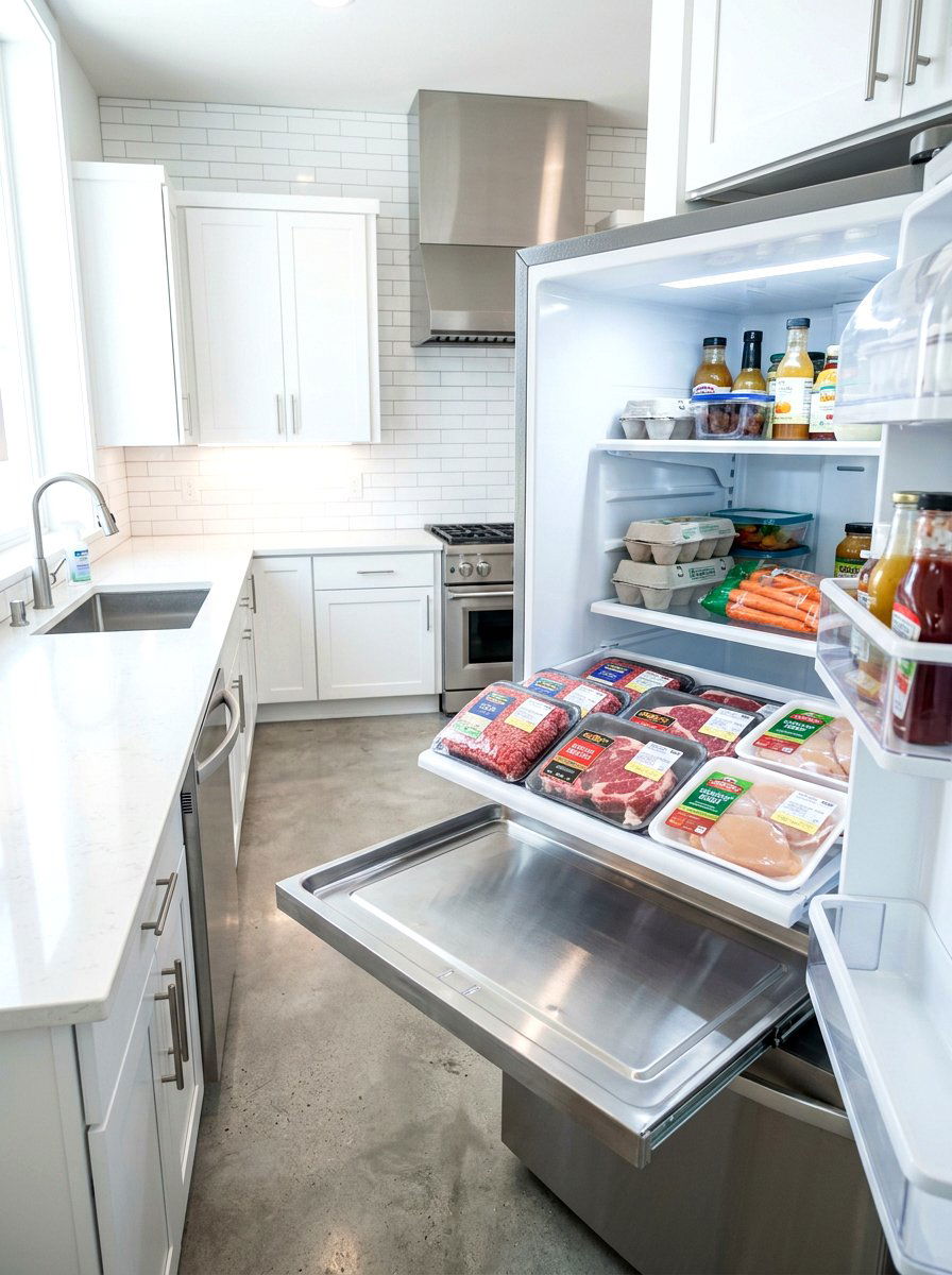 Drip Tray For Meat - 30 fridge organization ideas