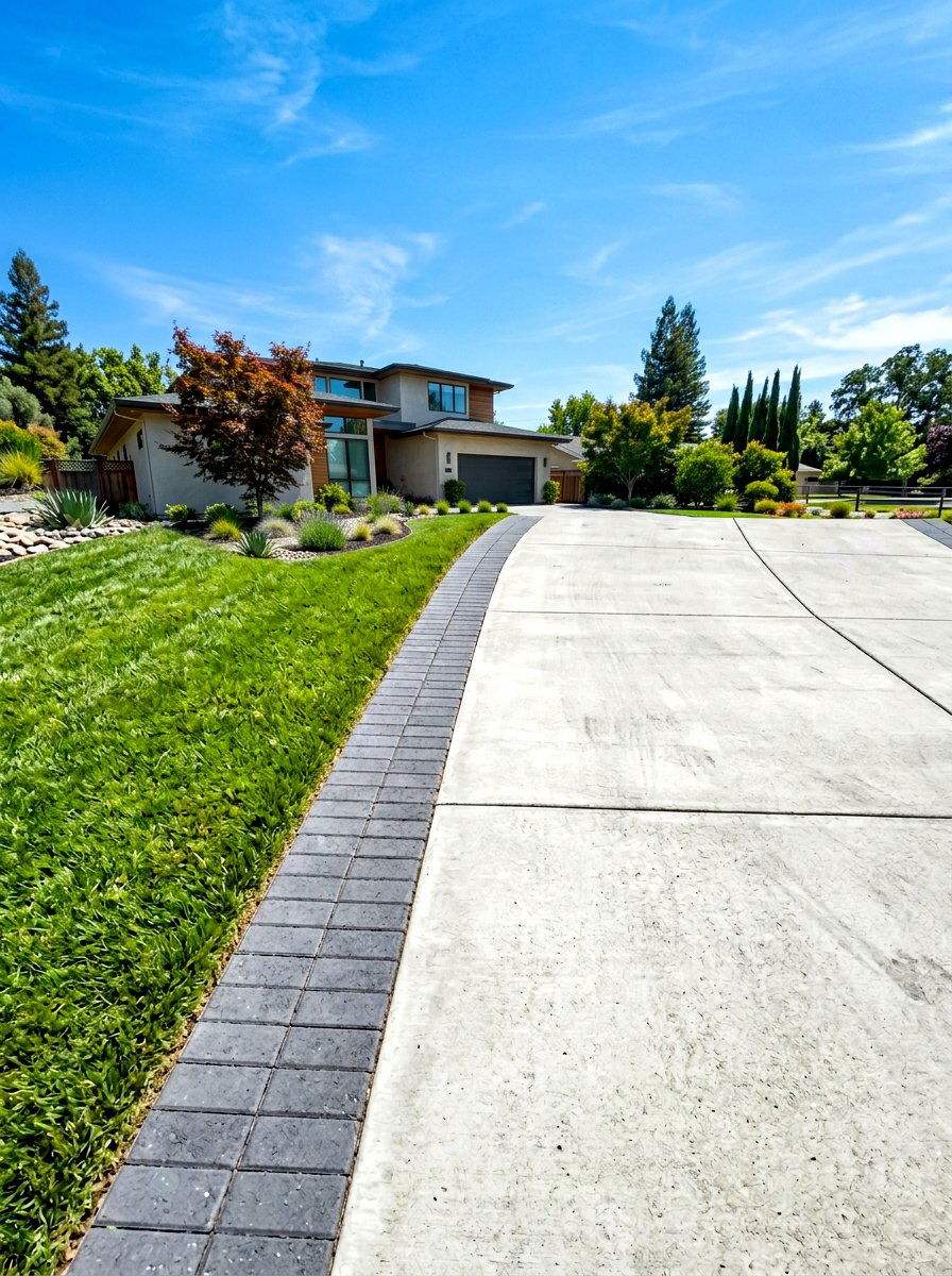 Driveway Edging - 30 curb appeal ideas