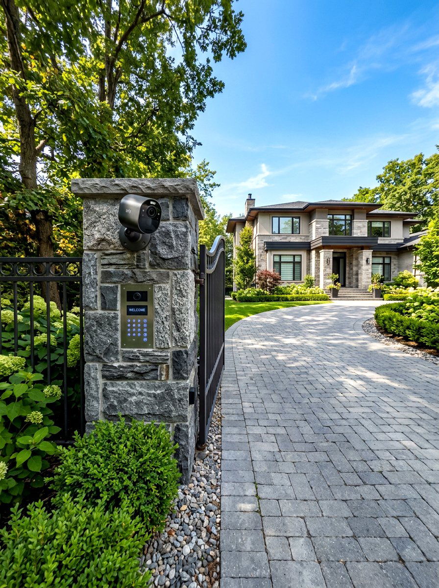 Driveway security camera - 30 driveway entrance ideas