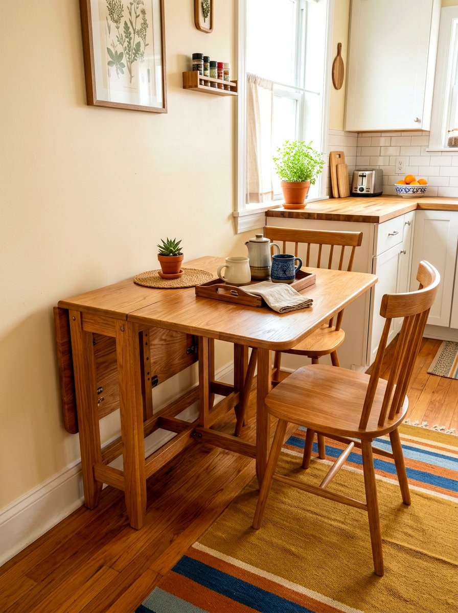 Drop Leaf Breakfast Table - 30 round breakfast table ideas