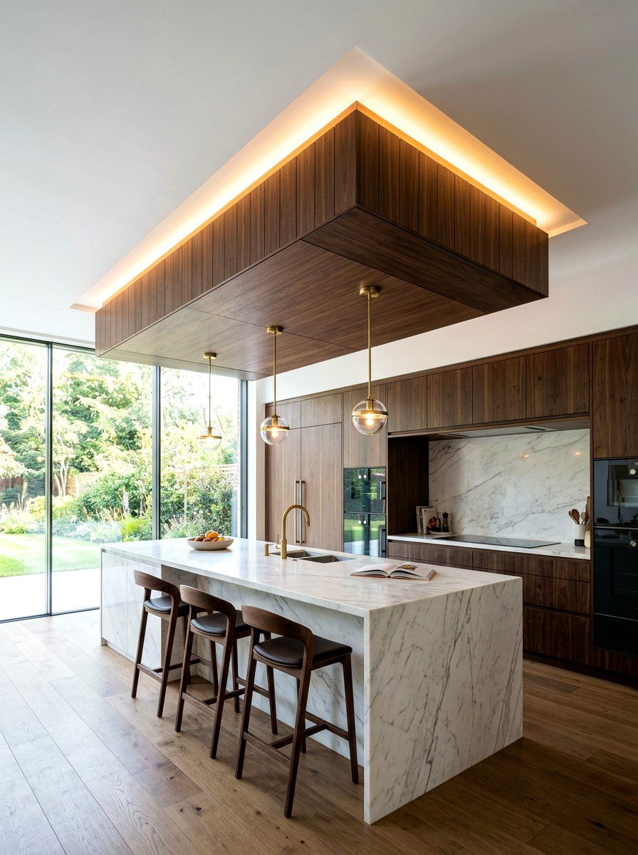 Dropped ceiling zone - 30 broken floor plan ideas