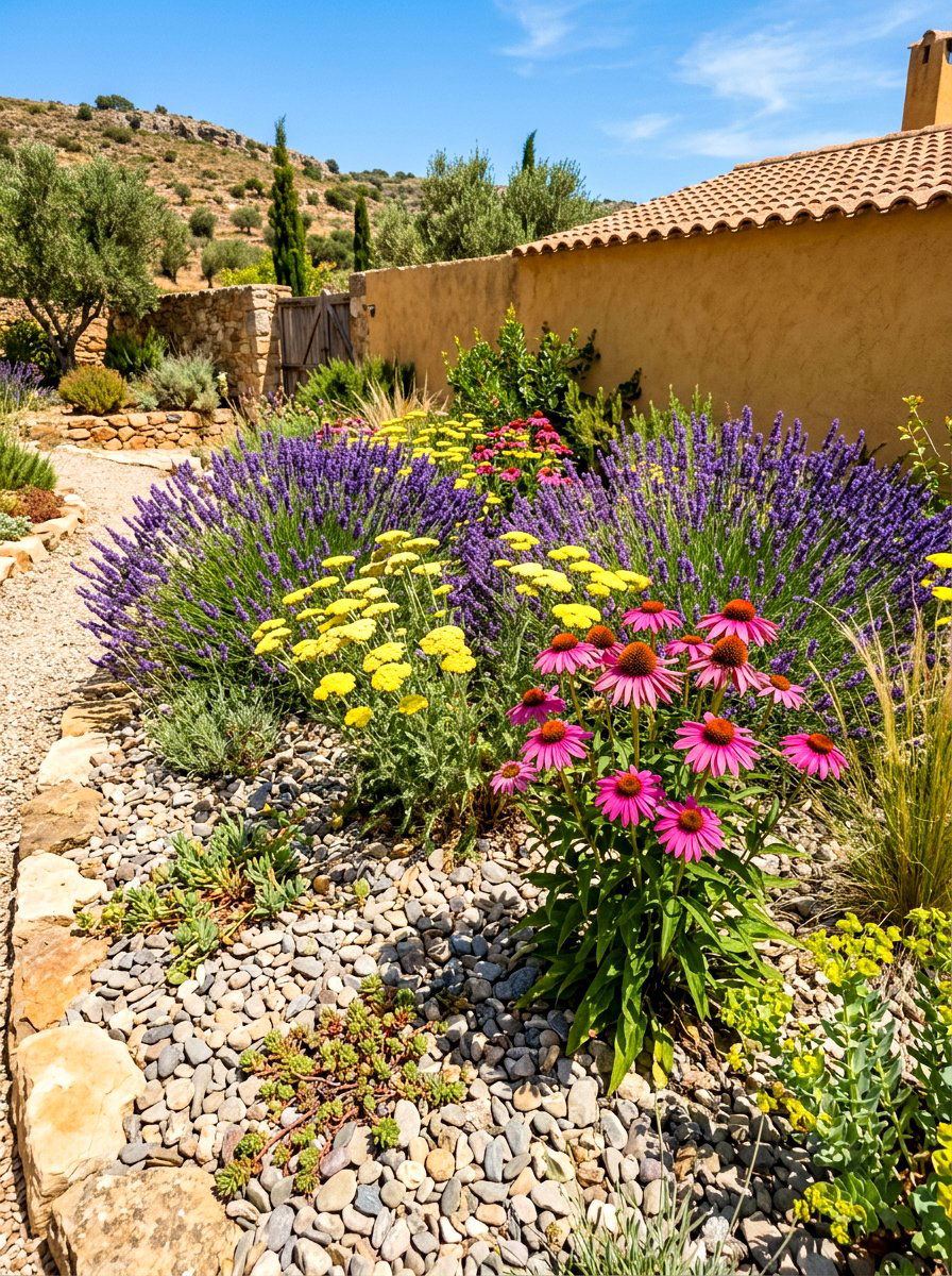 Drought Tolerant Flower Bed - 30 cutting garden layout ideas