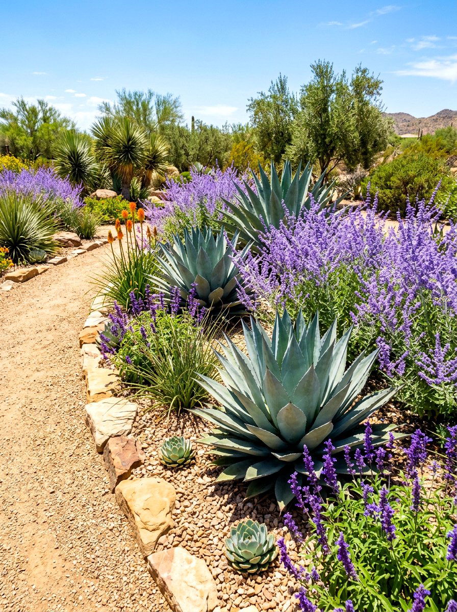 Drought Tolerant Flower Bed - 30 flower bed ideas