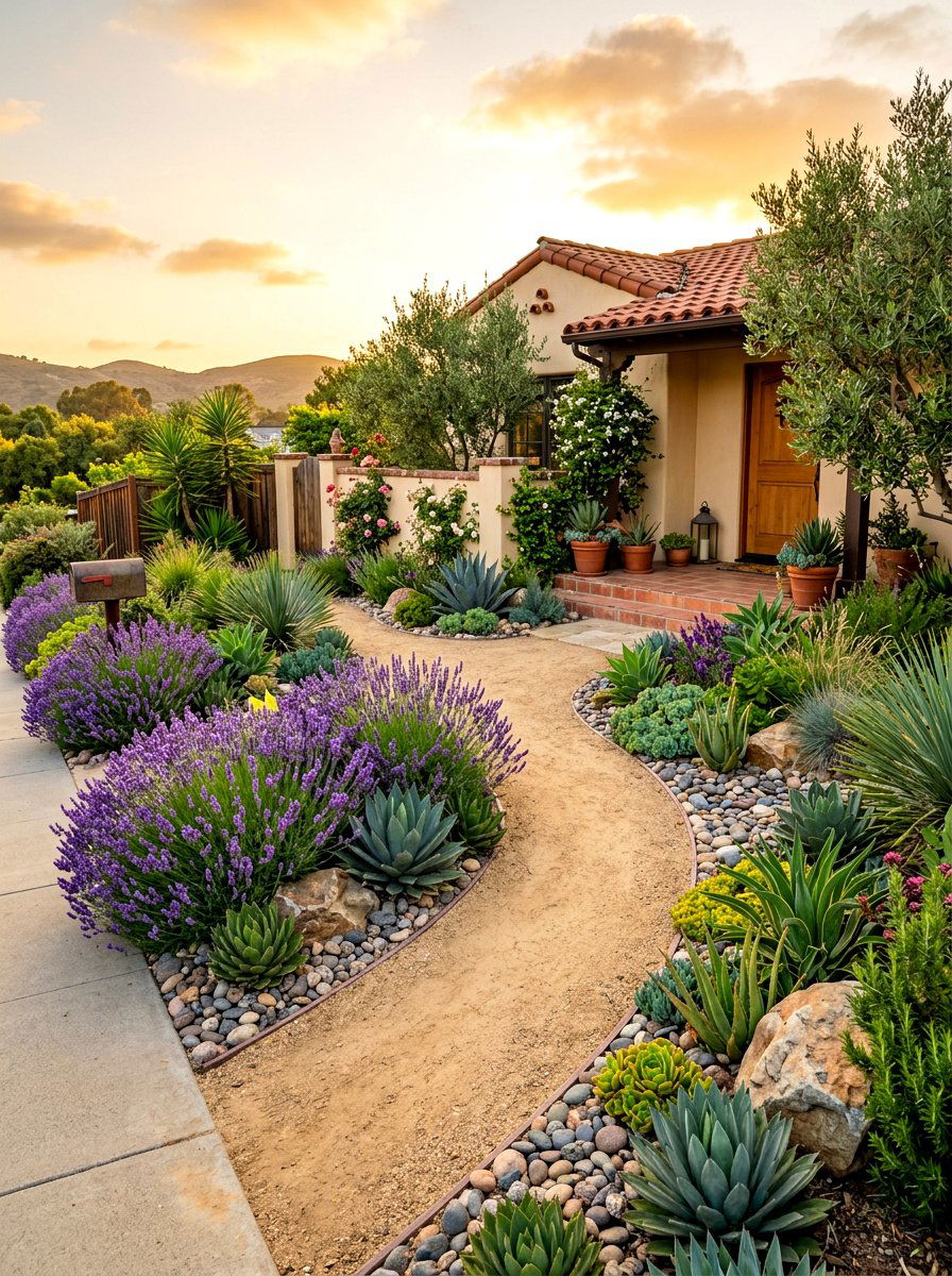 Drought Tolerant Front Yard - 30 front yard landscaping ideas