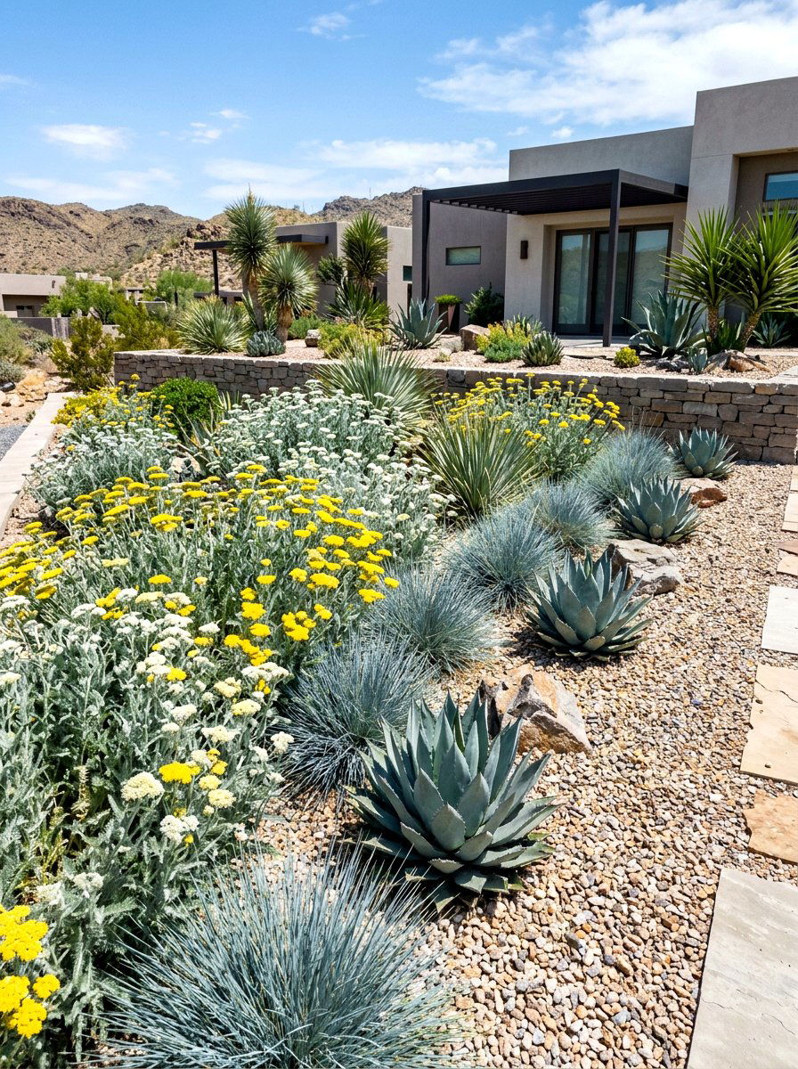 Drought Tolerant Garden - 30 four season garden ideas
