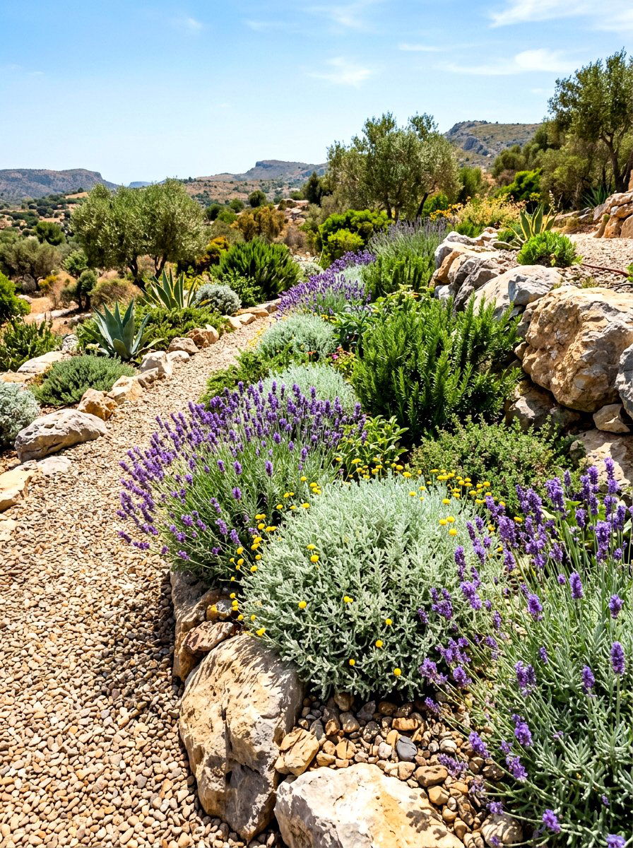 Drought Tolerant Herb Border - 30 herb border garden ideas