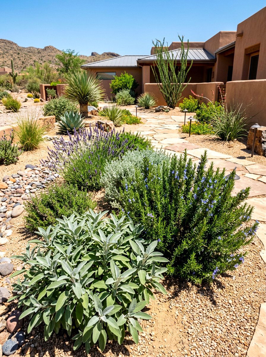 Drought Tolerant Herb Garden - 30 medicinal herb garden ideas