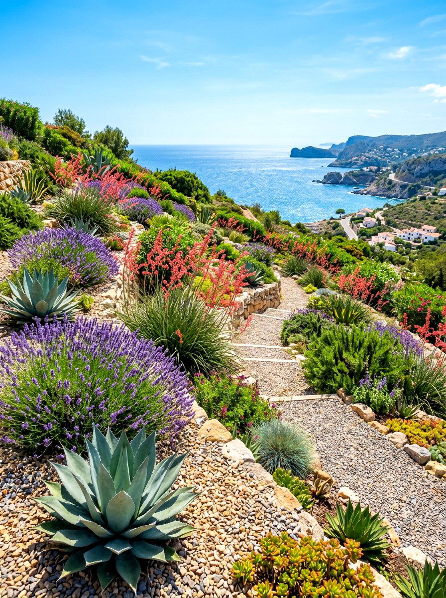Drought Tolerant Hillside Plants - 30 sloped yard landscaping ideas