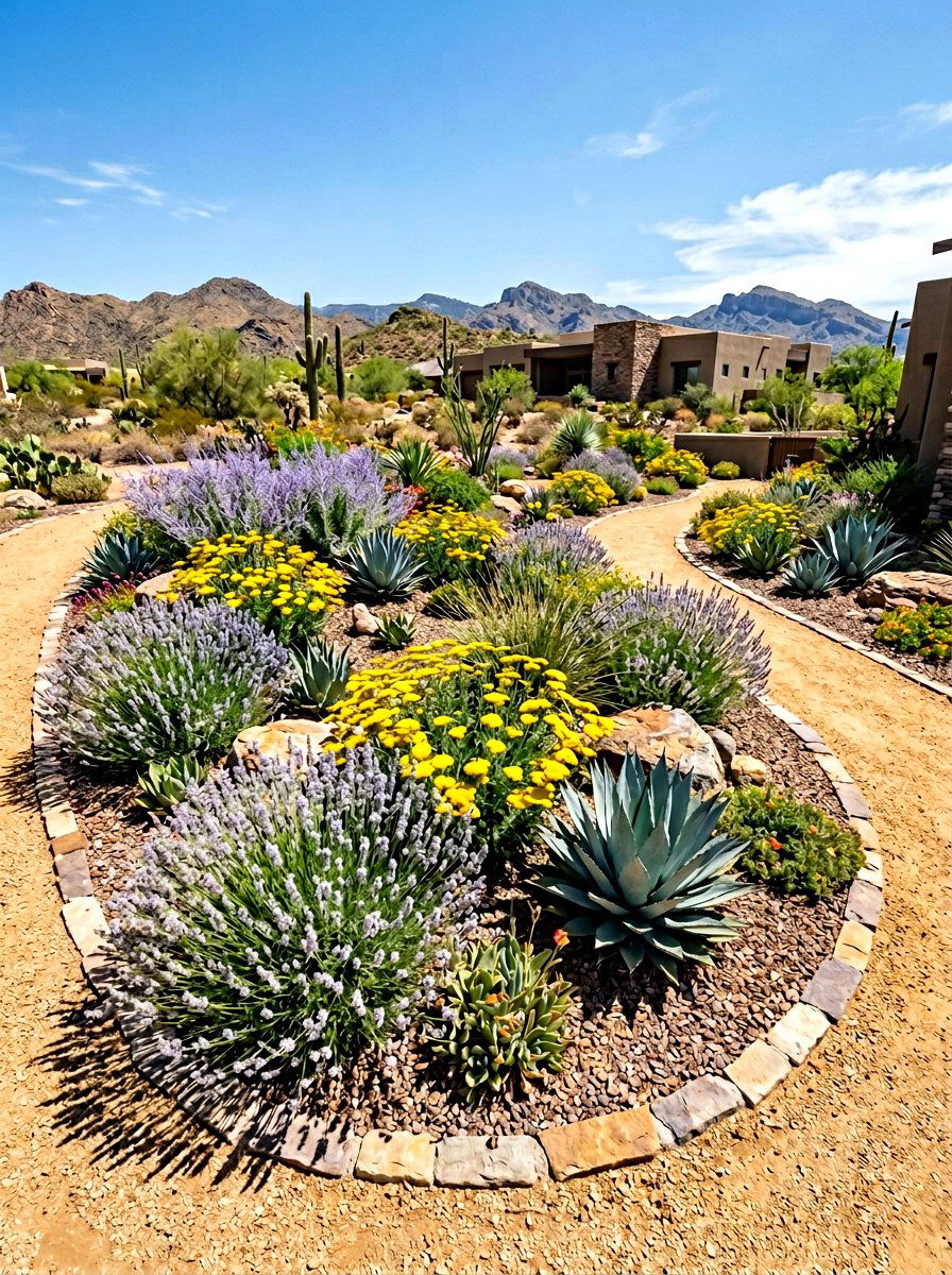 Drought Tolerant Landscaping - 30 front yard flower bed ideas