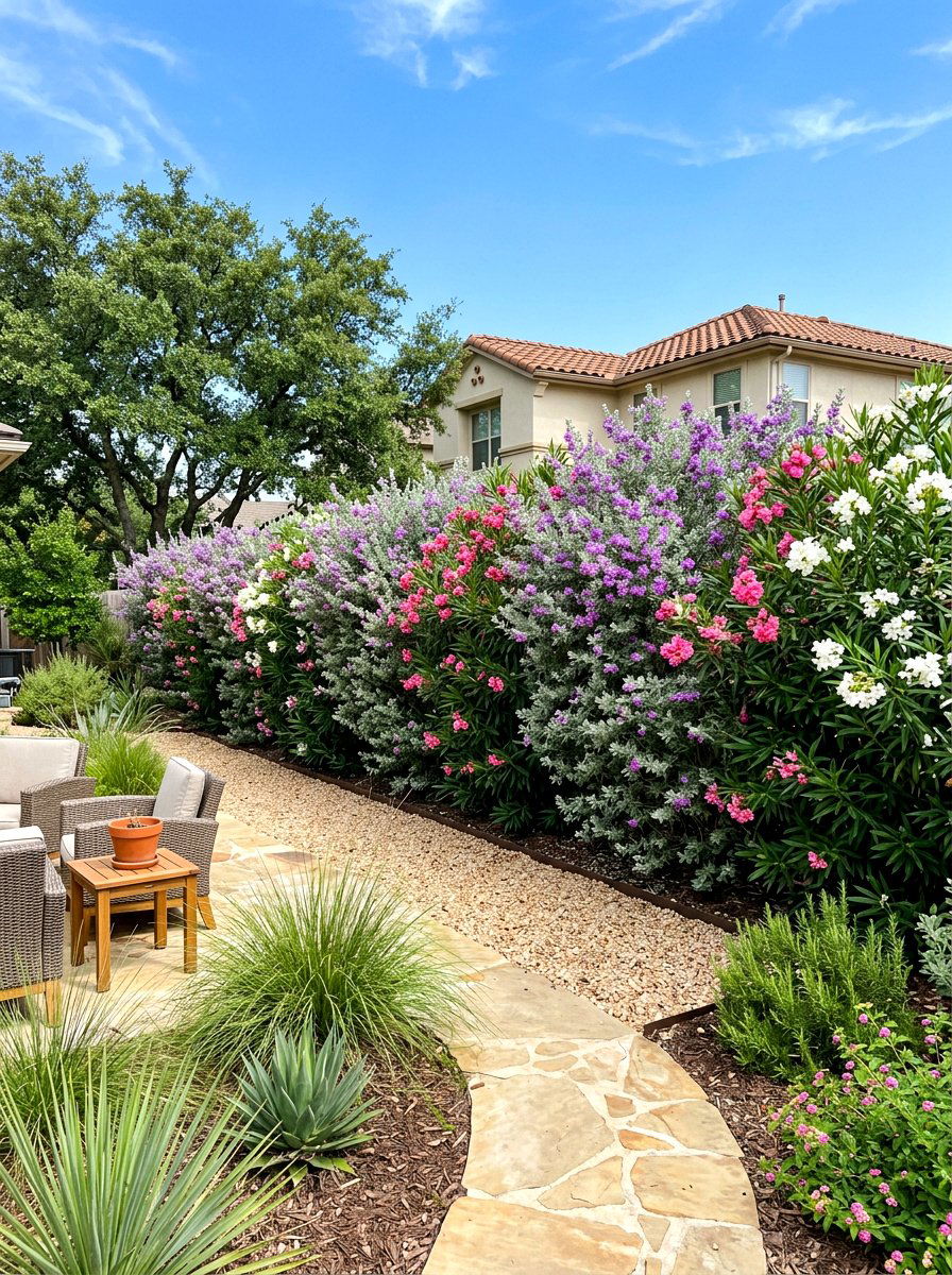 Drought Tolerant Privacy Screen - 30 drought tolerant landscaping ideas