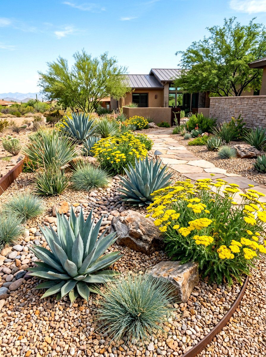 Drought Tolerant Xeriscape - 30 summer garden ideas