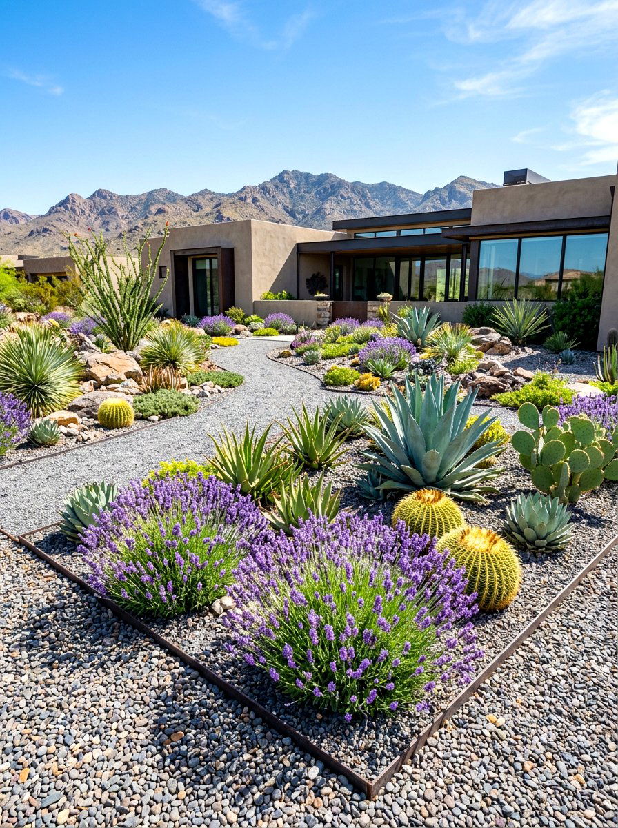Drought Tolerant Xeriscaping - 30 modern landscaping ideas