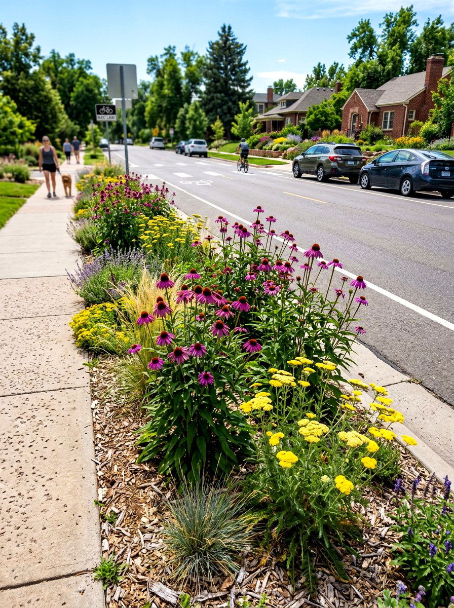 Drought tolerant curbside plants - 30 hellstrip garden ideas