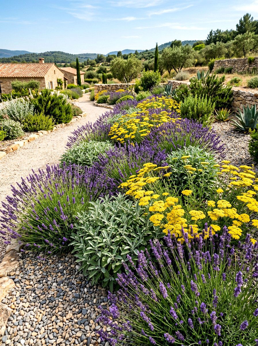 Drought tolerant landscaping border - 30 backyard border planting ideas