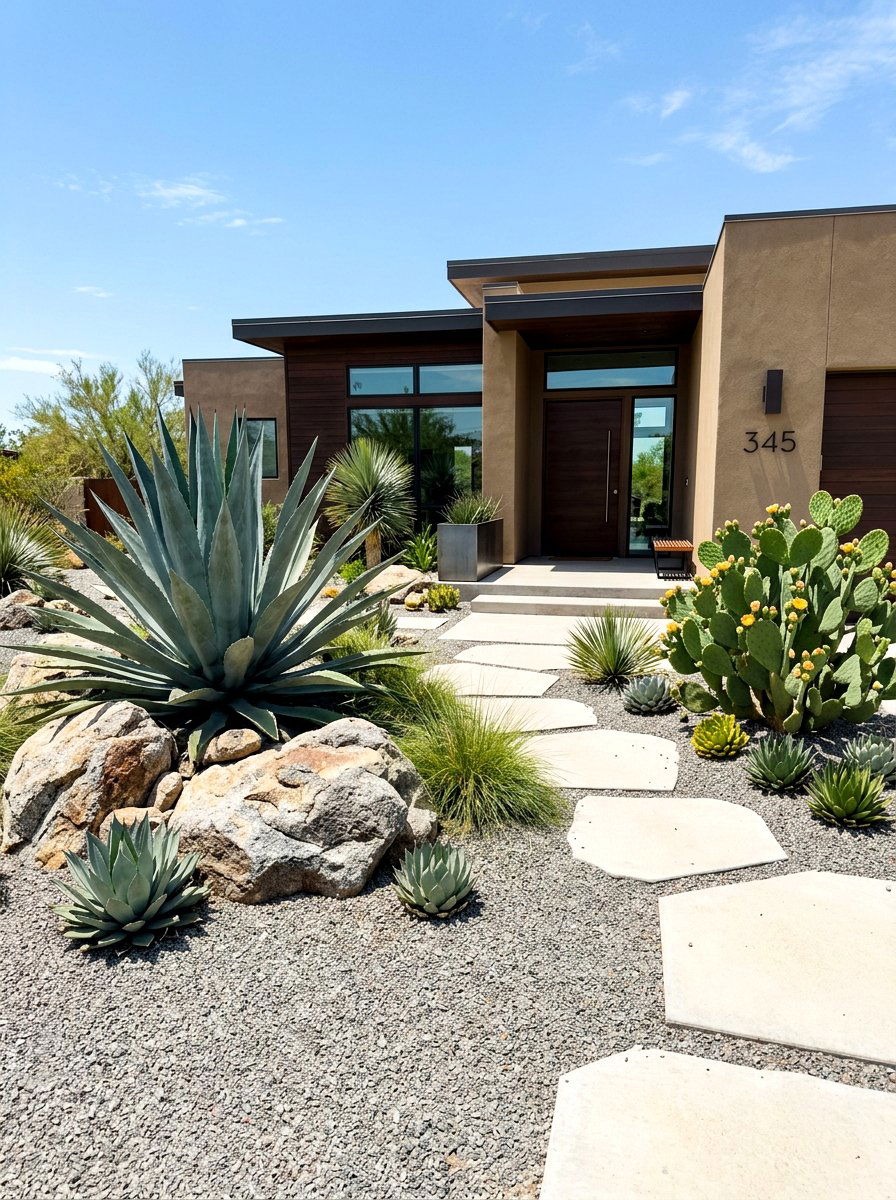 Drought tolerant xeriscape - 30 native plant front yard ideas