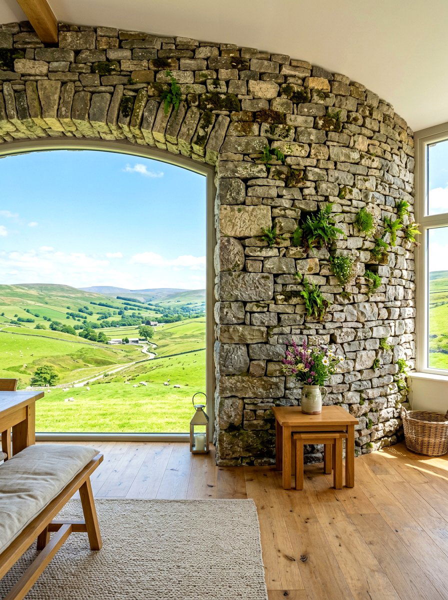 Dry Stone Wall - 30 rewilded backyard ideas