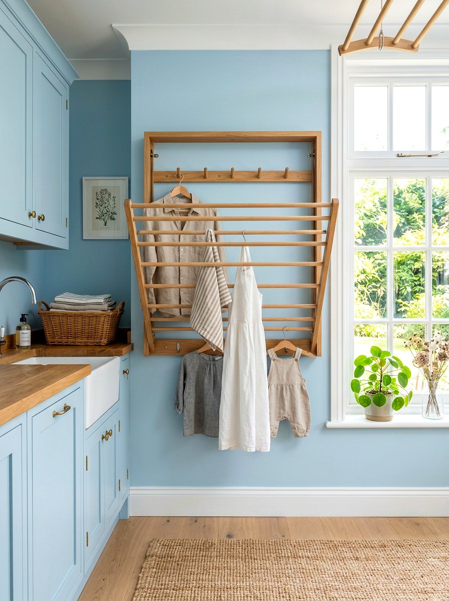 Drying Rack Wall - 30 utility kitchen ideas
