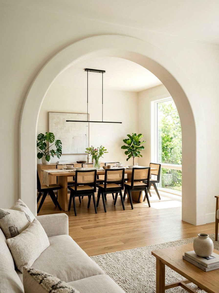 Drywall Arched Room Divider - 30 arched room divider ideas
