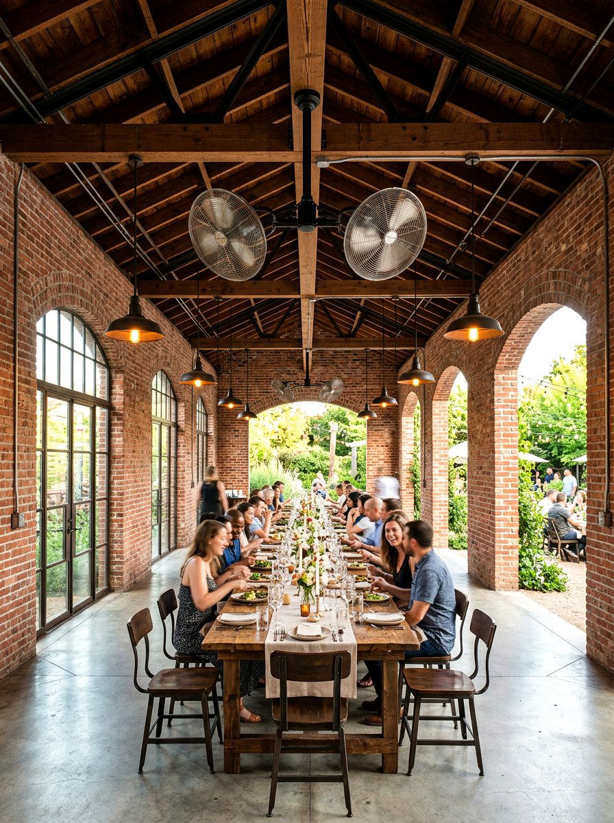 Dual Pavilion Fan - 30 pavilion ceiling fan ideas