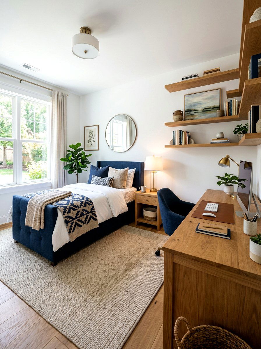 Dual Purpose Guest Room Office - 30 daybed office combo ideas
