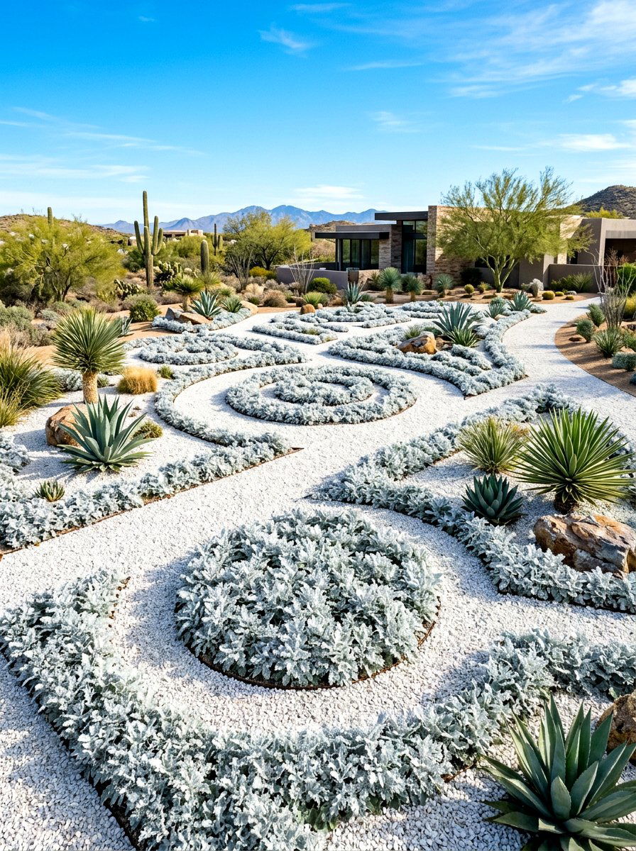 Dusty Miller Moonlight Garden - 30 moonlight garden ideas