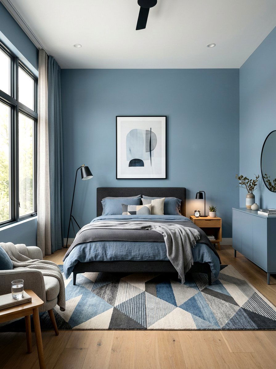 30 Cool Blue Bedroom Ideas for a Calm, Modern Retreat Today