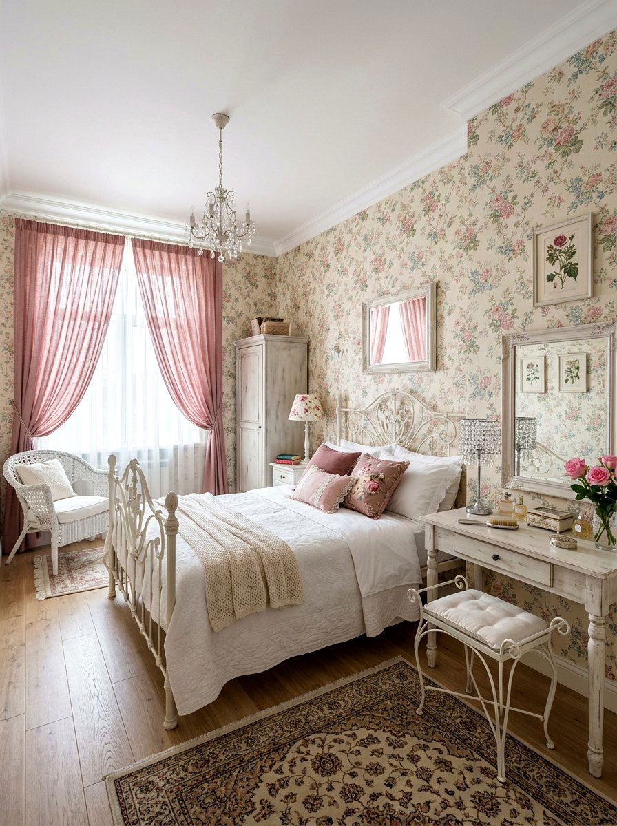 Dusty rose sheers - 30 sheer curtain ideas