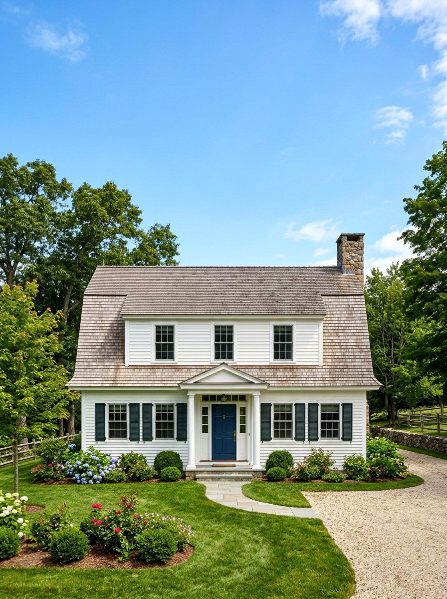 Dutch Colonial Gambrel Roof - 30 colonial house exterior ideas