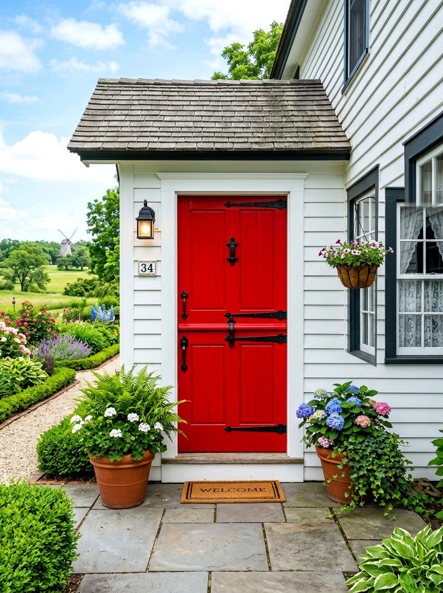 Dutch Door Entrance - 30 barn style home ideas