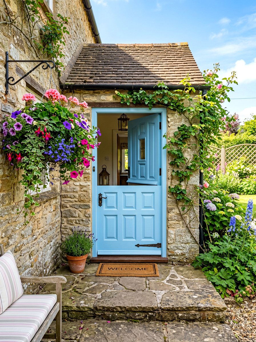 Dutch Door Entryway - 30 cottage front door ideas