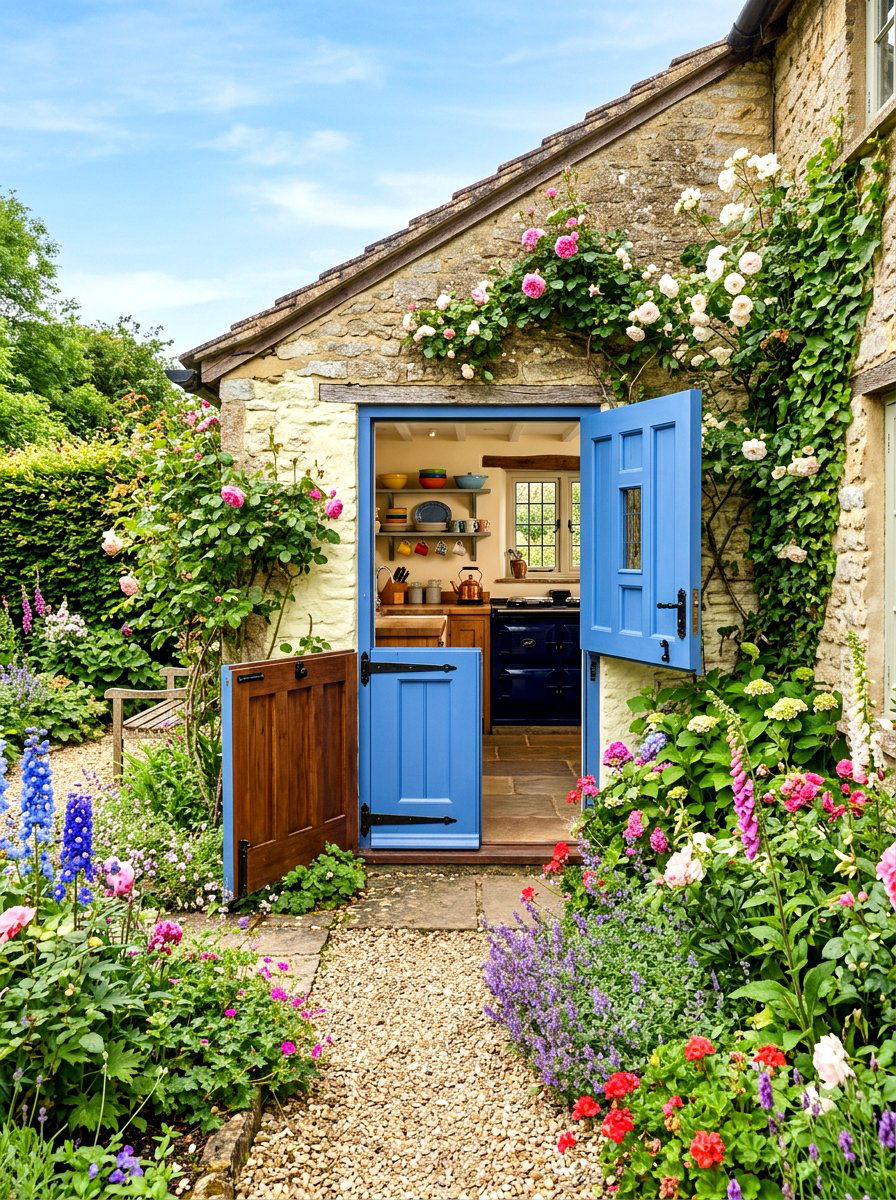 Dutch Door Kitchen - 30 cottage kitchen ideas