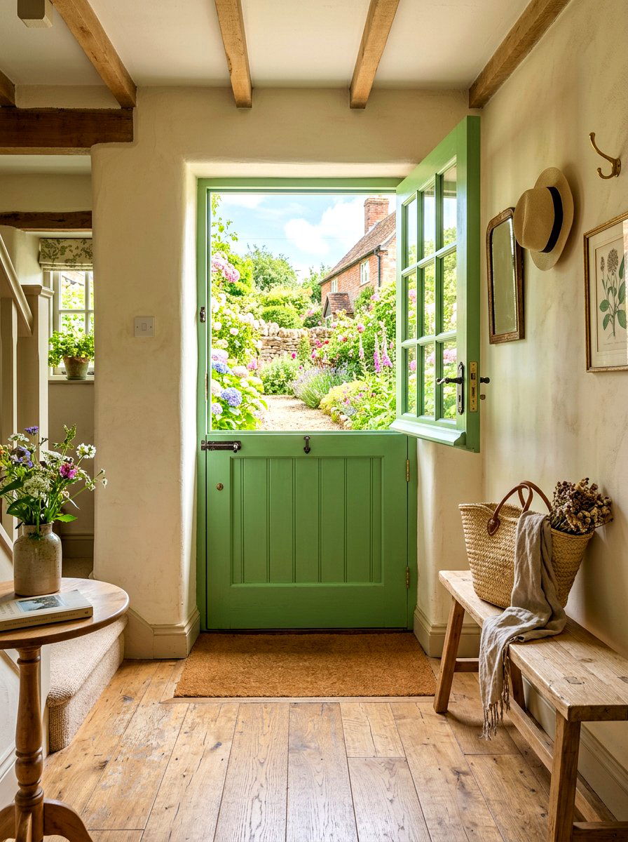 Dutch Entry Door - 30 warm welcome entryway ideas